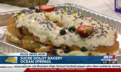 King cake on a stick?! Sucre Dolot Bakery brings the sweet treats this Carnival season