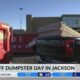 Roll-off dumpster day held in Jackson