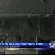 Fulton house catches fire