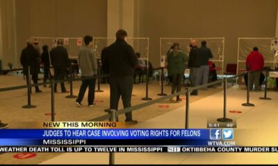 More than a dozen federal appellate judges will hear arguments on voting rights for felons in
