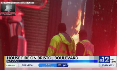 Jackson firefighters respond to Bristol Boulevard house fire