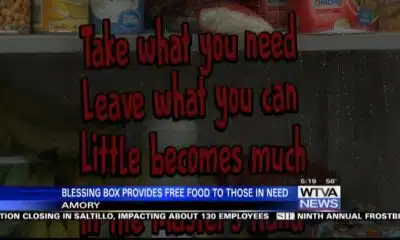 A blessing box is providing free food in Amory to those in need