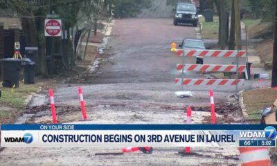 Renovation, repair has begun on busy Laurel street