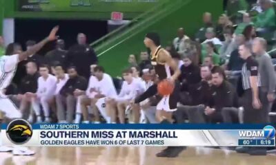 USM's three-game win streak snapped at Marshall