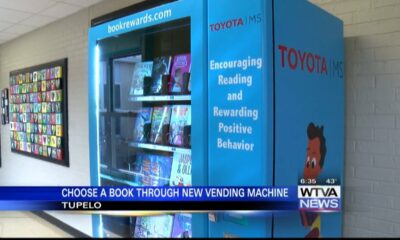 Tupelo Schools have a book vending machine