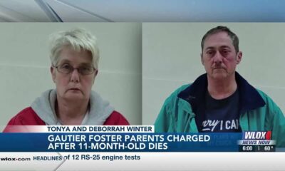 Gautier foster parents charged after 11-month-old dies