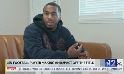 JSU football player makes an impact off the field