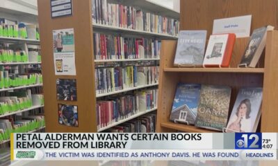 Petal alderman wants new library policy to remove some books