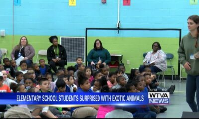 Animal expert visits Parkway Elementary School in Tupelo
