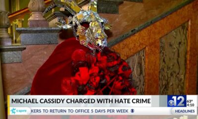 Mississippi man charged with hate crime for allegedly destroying Satanic Temple display at Iowa Capi