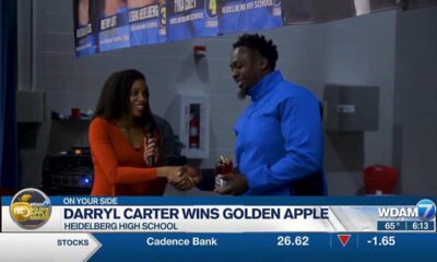 Darryl Carter wins Golden Apple