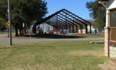 Construction of steel frame for museum underway