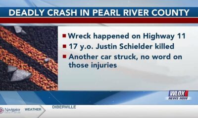 Teenager killed in Pearl River County crash