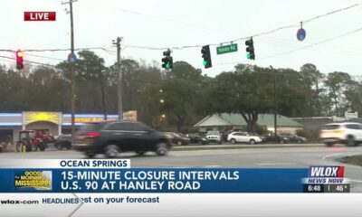 Road work in Ocean Springs, Pascagoula could cause delays
