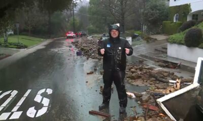 Heavy Rainfall Leads to Landslide, Flooding In Hollywood Hills
