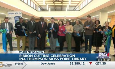 Newly renovated Ina Thompson Moss Point Library holds ribbon cutting celebration