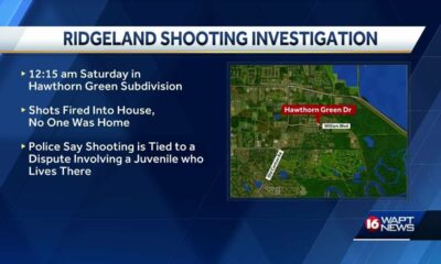Ridgeland police investigate after house shot up