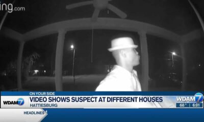 Video shows Hattiesburg suspect at different houses