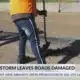 Mississippi roads damaged by winter storm