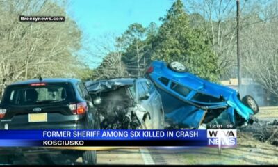 Former sheriff, his wife and four teens killed in Kosciusko crash