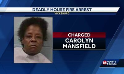 Vicksburg woman charged with murder, arson