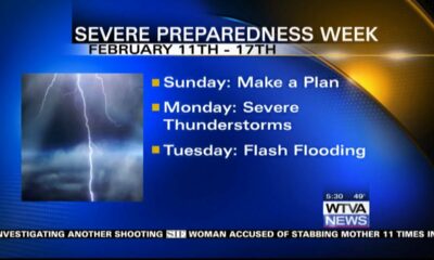 Severe Preparedness Week is happening next week in Mississippi