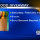 Food giveaway set for Feb. 10 in Ecru