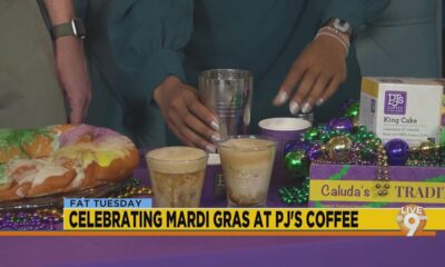 Celebrating Mardi Gras at PJ's Coffee