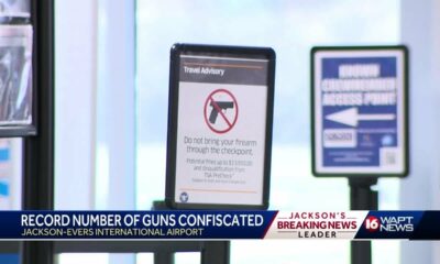 4 guns confiscated this year at Jackson airport