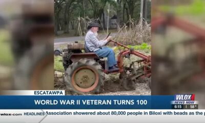 World War II veteran celebrates 100th birthday, shares secret to longevity