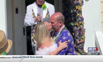 Biloxi man ties the knot with his soulmate during Fat Tuesday wedding