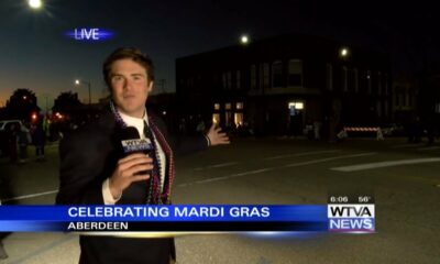 Jake and Matt report live from Mardi Gras parade in Aberdeen