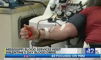 Mississippi Blood Services hosts Valentine's Day blood drive