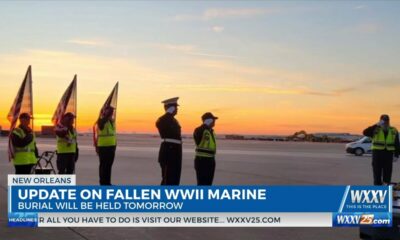 Mississippi Marine who died in WWII coming home