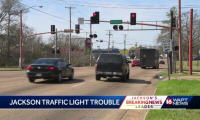 What's being done to fix broken traffic lights around Jackson?