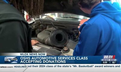 Ocean Springs High School’s Automotive Services class allowing donations