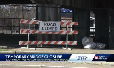 Hanging Moss Creek Bridge closed Friday morning