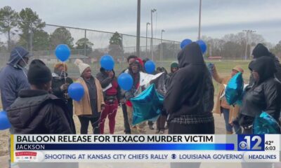 Balloon release held for Jackson homicide victim