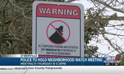 D'Iberville Police Department planning to hold neighborhood watch meeting