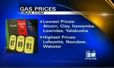 AAA shows highest and lowest gas prices in the region