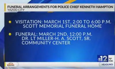 Funeral arrangements set for Tchula Police Chief Kenneth Hampton
