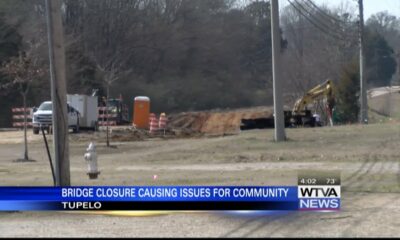 Bridge closure in west Tupelo causing delays