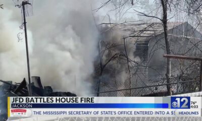 Jackson firefighters respond to house fire on West Hill Drive
