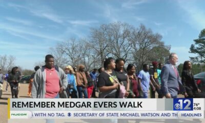Hinds Community College holds "Remember Medgar Evers" walk