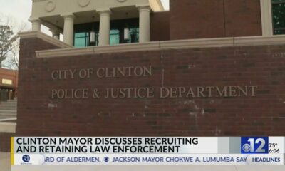 Clinton focuses on retaining police officers