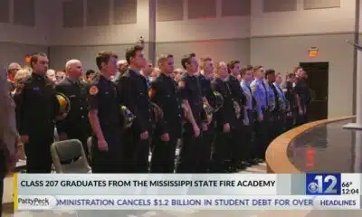 Class 207 graduates from Mississippi State Fire Academy