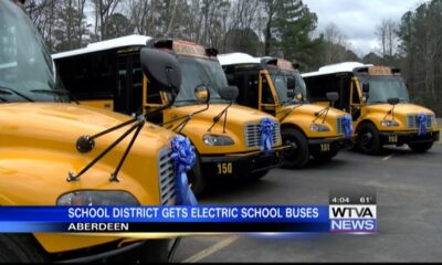 Aberdeen School District unveils four new electric buses