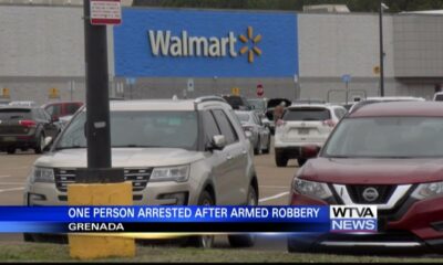 One person in custody for bank robbery attempt at Walmart store in Grenada