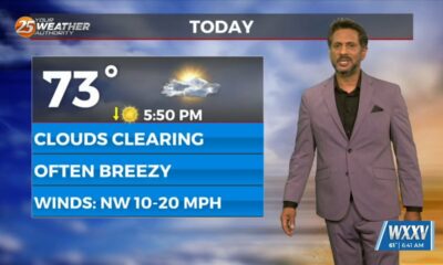 2/23 - The Chief's "Clouds Clearing, Often Breezy" Friday Morning Forecast