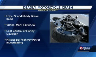 Brandon man killed in Madison County motorcycle crash